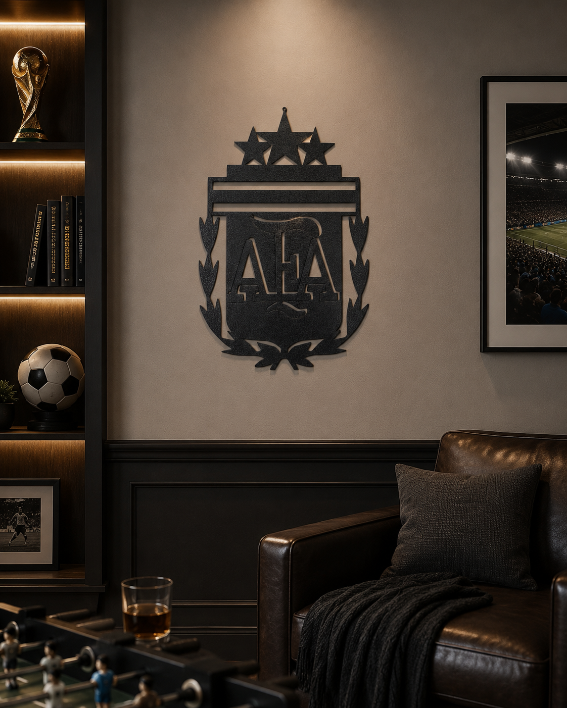 Argentina Crest Metal Wall Art